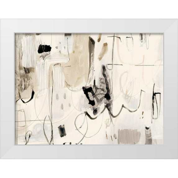 Barnes, Victoria 14x12 White Modern Wood Framed Museum Art Print Titled - Net Neutral II