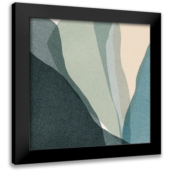 Barnes, Victoria 15x15 Black Modern Framed Museum Art Print Titled - Aura Overlay I