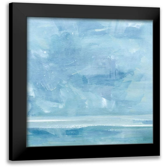 Barnes, Victoria 15x15 Black Modern Framed Museum Art Print Titled - Ocean Meets Sky IV
