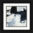 thumbnail image 1 of Barnes, Victoria 15x15 Black Ornate Wood Framed with Double Matting Museum Art Print Titled - Expressive Monochrome II, 1 of 4