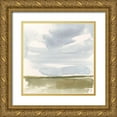thumbnail image 1 of Barnes, Victoria 15x15 Gold Ornate Wood Framed with Double Matting Museum Art Print Titled - Open Field Sketch I, 1 of 4