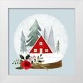 thumbnail image 1 of Barnes, Victoria 15x15 White Modern Wood Framed Museum Art Print Titled - Snow Globe Village II, 1 of 4
