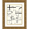 thumbnail image 1 of Barnes, Victoria 15x18 Gold Ornate Wood Framed with Double Matting Museum Art Print Titled - Interface I, 1 of 4
