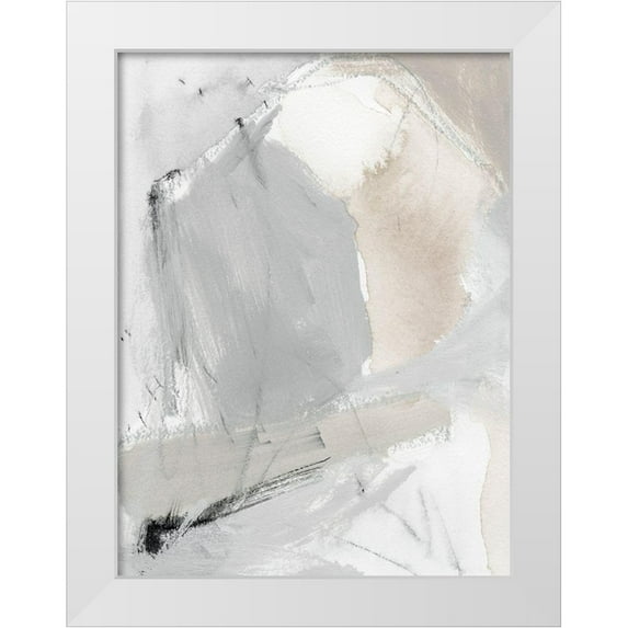 Barnes, Victoria 15x18 White Modern Wood Framed Museum Art Print Titled - Neutral Triad I