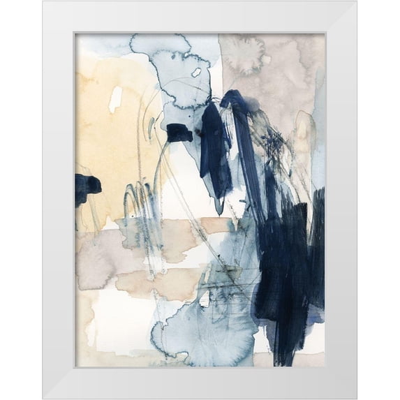 Barnes, Victoria 15x18 White Modern Wood Framed Museum Art Print Titled - Wild Air I