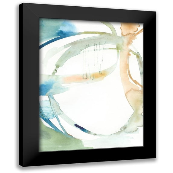 Barnes, Victoria 19x24 Black Modern Framed Museum Art Print Titled - Organic Loop II