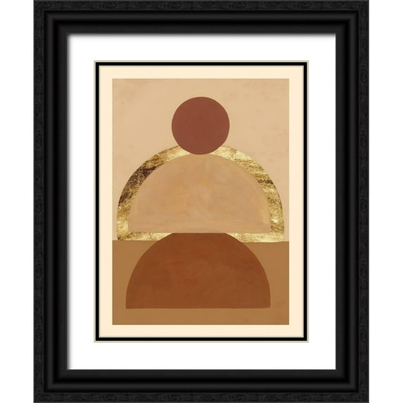 Barnes, Victoria 19x24 Black Ornate Wood Framed with Double Matting Museum Art Print Titled - Sugar Melon II
