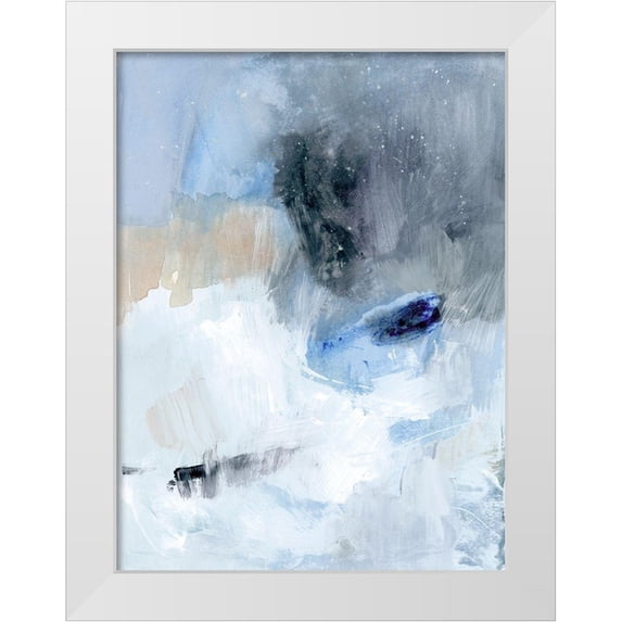 Barnes, Victoria 19x24 White Modern Wood Framed Museum Art Print Titled - Welle II