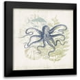 thumbnail image 1 of Barnes, Victoria 20x20 Black Modern Framed Museum Art Print Titled - Antique Coastal Ephemera VIII, 1 of 5