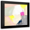 thumbnail image 1 of Barnes, Victoria 20x20 Black Modern Framed Museum Art Print Titled - Hot Pink Patch II, 1 of 5