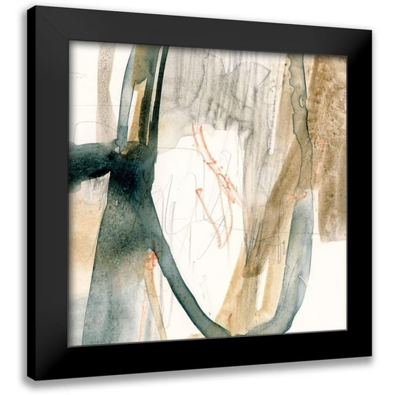 Barnes, Victoria 20x20 Black Modern Framed Museum Art Print Titled - Silt Spray IV