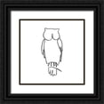 thumbnail image 1 of Barnes, Victoria 20x20 Black Ornate Wood Framed with Double Matting Museum Art Print Titled - Critter Contour VIII, 1 of 4
