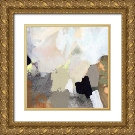 Barnes, Victoria 20x20 Gold Ornate Wood Framed with Double Matting Museum Art Print Titled - Alpenpass II