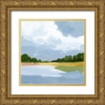 thumbnail image 1 of Barnes, Victoria 20x20 Gold Ornate Wood Framed with Double Matting Museum Art Print Titled - Lakeside Study I, 1 of 4