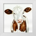 thumbnail image 1 of Barnes, Victoria 20x20 White Modern Wood Framed Museum Art Print Titled - Cow Gaze I, 1 of 4