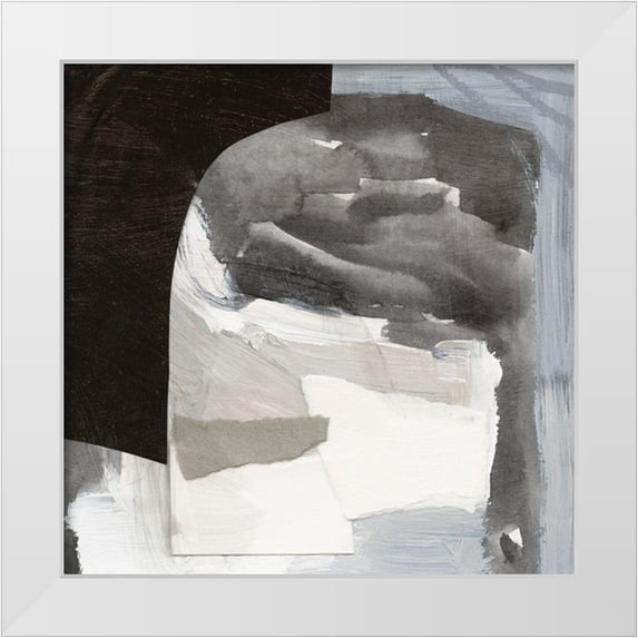 Barnes, Victoria 20x20 White Modern Wood Framed Museum Art Print Titled - Monochrome Remnants I