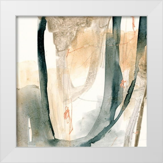 Barnes, Victoria 20x20 White Modern Wood Framed Museum Art Print Titled - Silt Spray I