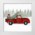thumbnail image 1 of Barnes, Victoria 20x20 White Modern Wood Framed Museum Art Print Titled - Yuletide Camper III, 1 of 4