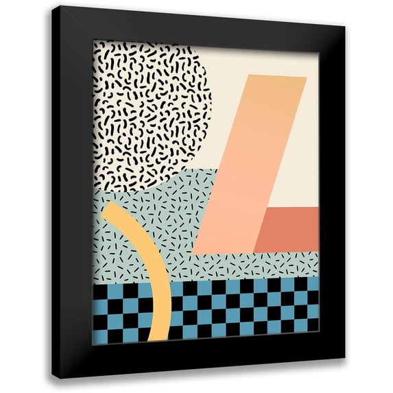 Barnes, Victoria 20x24 Black Modern Framed Museum Art Print Titled - Modern Memphis IV