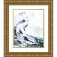 thumbnail image 1 of Barnes, Victoria 20x24 Gold Ornate Wood Framed with Double Matting Museum Art Print Titled - Blue Crest II, 1 of 4