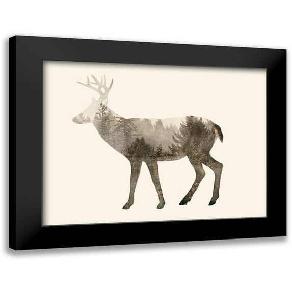 Barnes, Victoria 24x19 Black Modern Framed Museum Art Print Titled - The Wilderness IV
