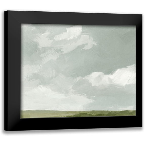 Barnes, Victoria 24x20 Black Modern Framed Museum Art Print Titled - Gray Stone Sky II
