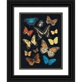 thumbnail image 1 of Barnes, Victoria 25x32 Black Ornate Wood Framed with Double Matting Museum Art Print Titled - Collected Flutter IV, 1 of 4