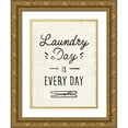 thumbnail image 1 of Barnes, Victoria 25x32 Gold Ornate Wood Framed with Double Matting Museum Art Print Titled - Laundry Room II, 1 of 4