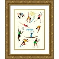 thumbnail image 1 of Barnes, Victoria 25x32 Gold Ornate Wood Framed with Double Matting Museum Art Print Titled - Olympians I, 1 of 4
