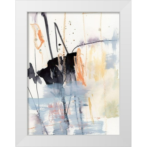 Barnes, Victoria 25x32 White Modern Wood Framed Museum Art Print Titled - Foggy Swath I