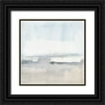 thumbnail image 1 of Barnes, Victoria 26x26 Black Ornate Wood Framed with Double Matting Museum Art Print Titled - Airy Horizon I, 1 of 4