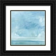 thumbnail image 1 of Barnes, Victoria 26x26 Black Ornate Wood Framed with Double Matting Museum Art Print Titled - Ocean Meets Sky I, 1 of 4