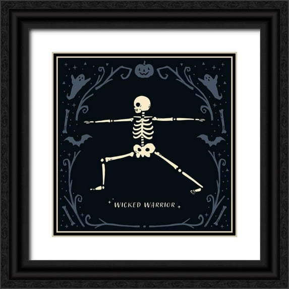 Barnes, Victoria 26x26 Black Ornate Wood Framed with Double Matting Museum Art Print Titled - Scary Stretches V
