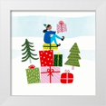 thumbnail image 1 of Barnes, Victoria 26x26 White Modern Wood Framed Museum Art Print Titled - Santas Little Helpers I, 1 of 4