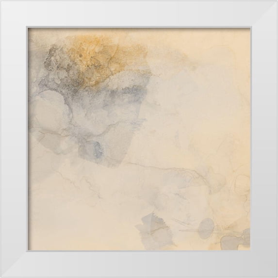 Barnes, Victoria 26x26 White Modern Wood Framed Museum Art Print Titled - Worn Away I