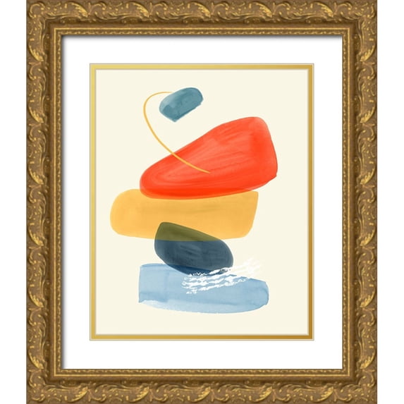 Barnes, Victoria 26x32 Gold Ornate Wood Framed with Double Matting Museum Art Print Titled - Bright Color Bundle II