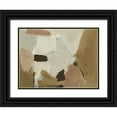 thumbnail image 1 of Barnes, Victoria 32x25 Black Ornate Wood Framed with Double Matting Museum Art Print Titled - Almondine I, 1 of 4
