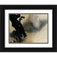 thumbnail image 1 of Barnes, Victoria 32x25 Black Ornate Wood Framed with Double Matting Museum Art Print Titled - Ember I, 1 of 4