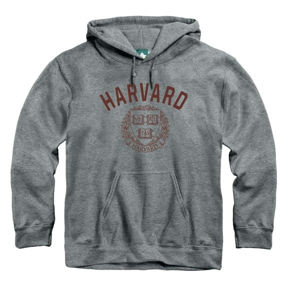 Barnesmith Harvard University Hooded Sweatshirt, Heritage, Charcoal, Size XX-Large