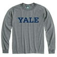 thumbnail image 1 of Barnesmith Yale University Long Sleeve T-Shirt, Classic, Charcoal, Size Medium, 1 of 3