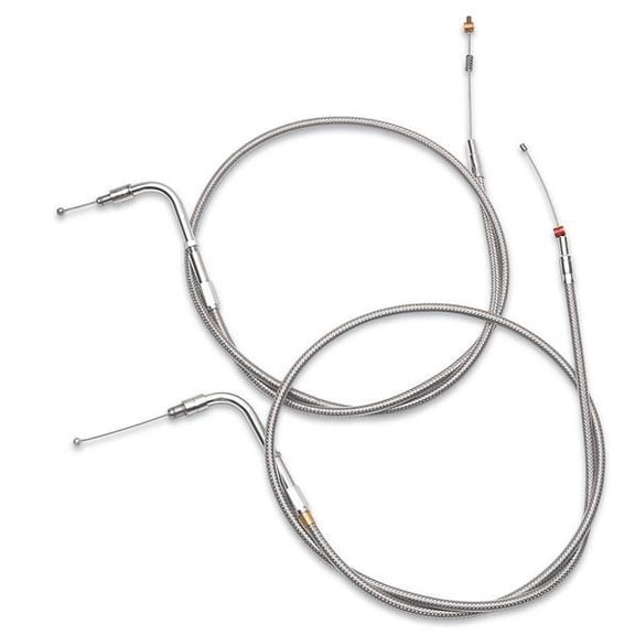 Barnett 102-30-30020-06 Stainless Clear-Coated Throttle Cable (+6in.)