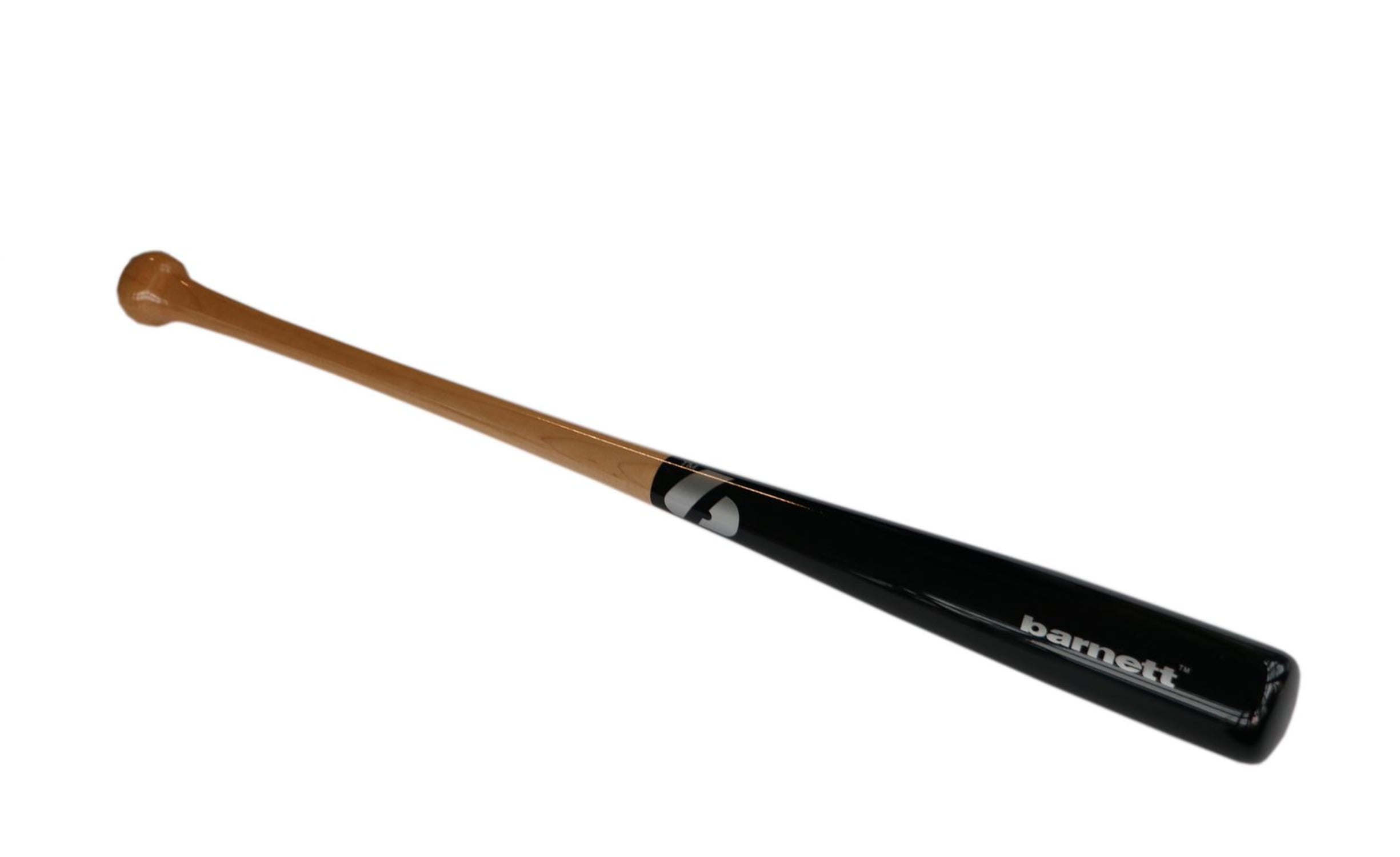 Barnett BB-12 Baseball Bat In Quality Wood, Adult, Black, 34''