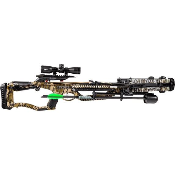 Barnett Crossbows Whitetail Hunter 375 FPS Rifle Crossbow with Scope & 2 Arrow (Camo)