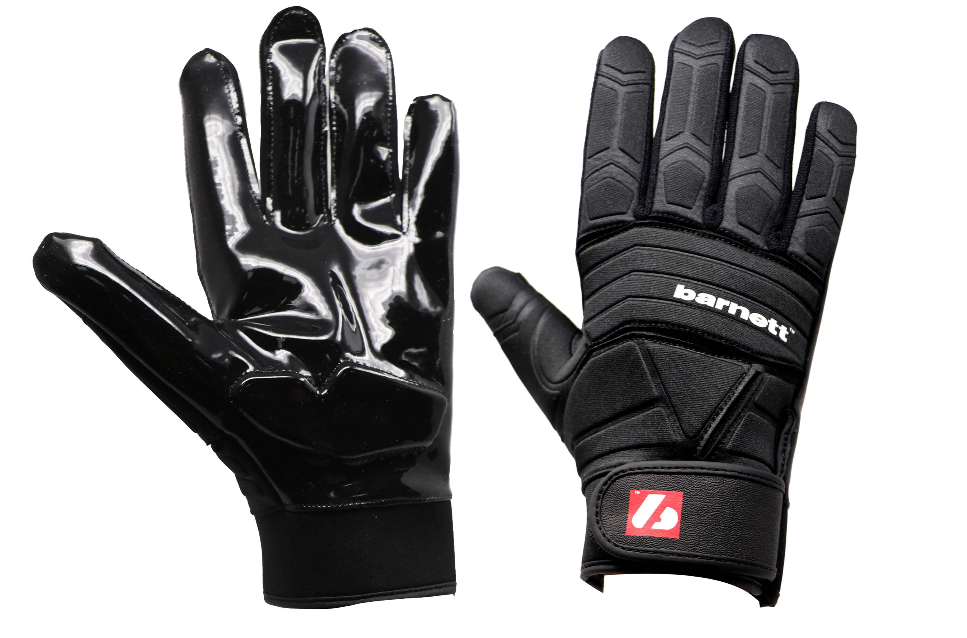 Barnett FLG-03 Exceptional linemen Gloves, OL,DL, Black, M