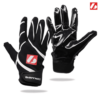 Black $ BAGS Football Gloves