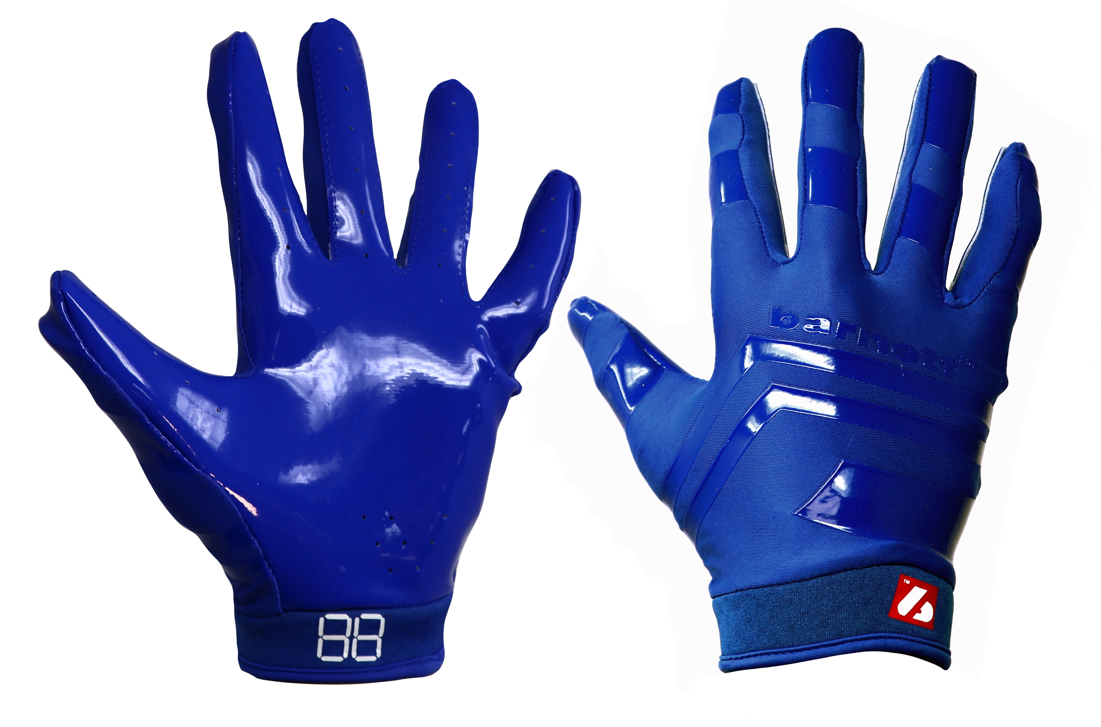 Barnett FRG-03 The Best Receiver Football Gloves, Blue, S