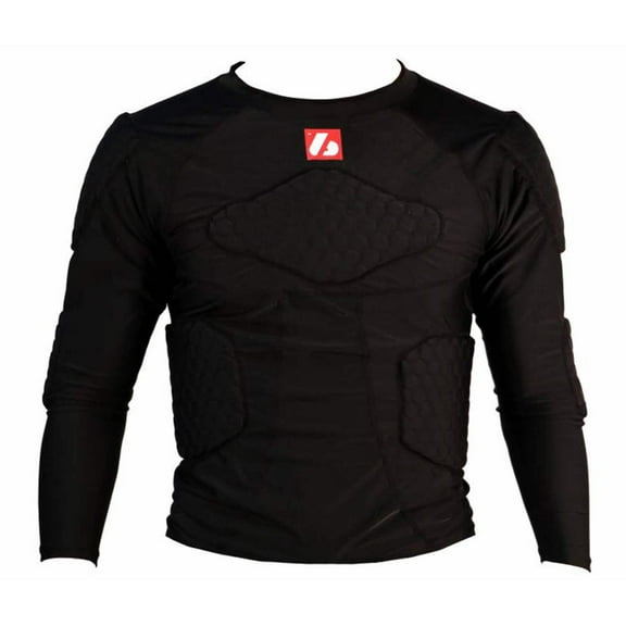 Barnett FS-08 Compression T-Shirt With Long Sleeves, 5 Integrated Pieces, For American Football 2XL
