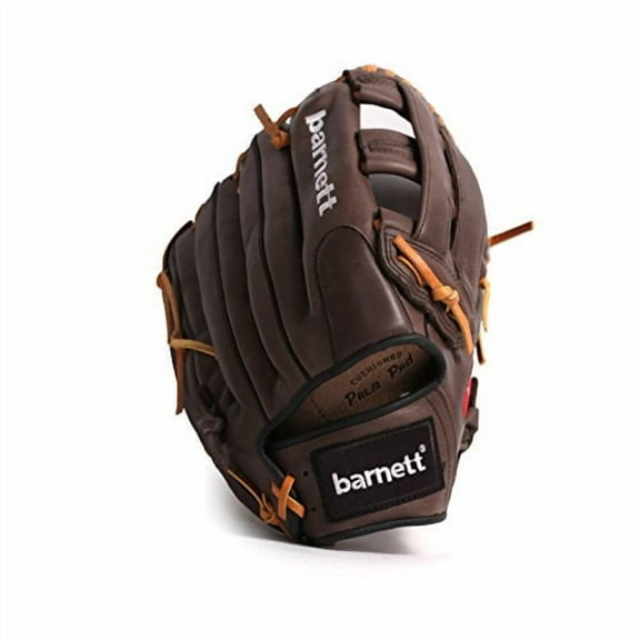 Barnett GL-125 12,5" Competition Baseball Glove, Genuine Leather, Outfield, Right Hand Throw, Brown