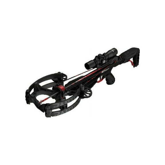 Barnett Hyper Raptor 410 FPS Compound Crossbow with Scope and 3 Arrow (Black)