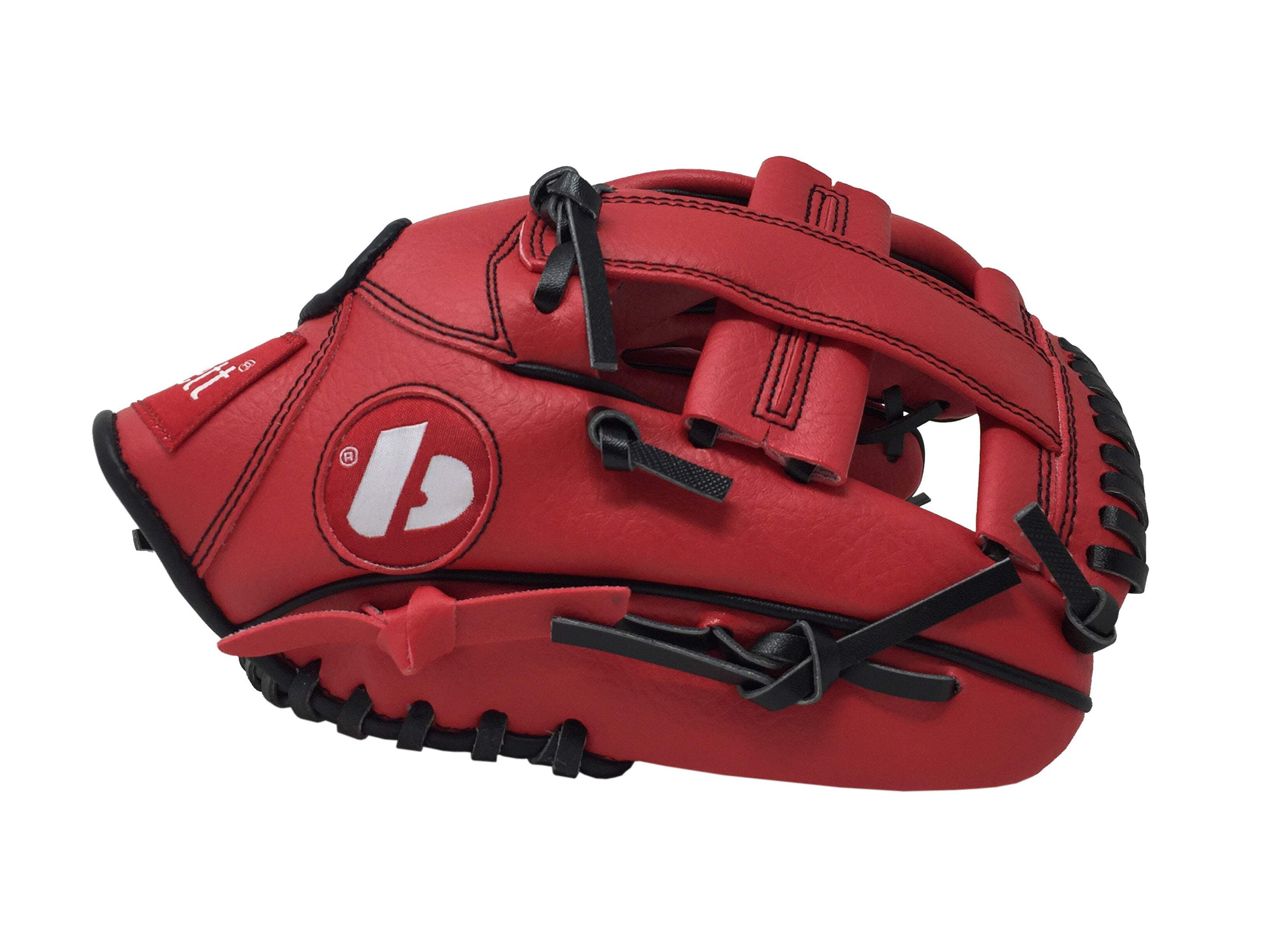 Barnett JL-110 Baseball Glove, Outfield, Polyurethane, Size 11 ", Red (Right Hand Throw)